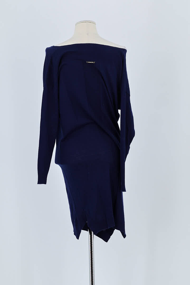 Robe Patrizia Pepe Marine en Soie