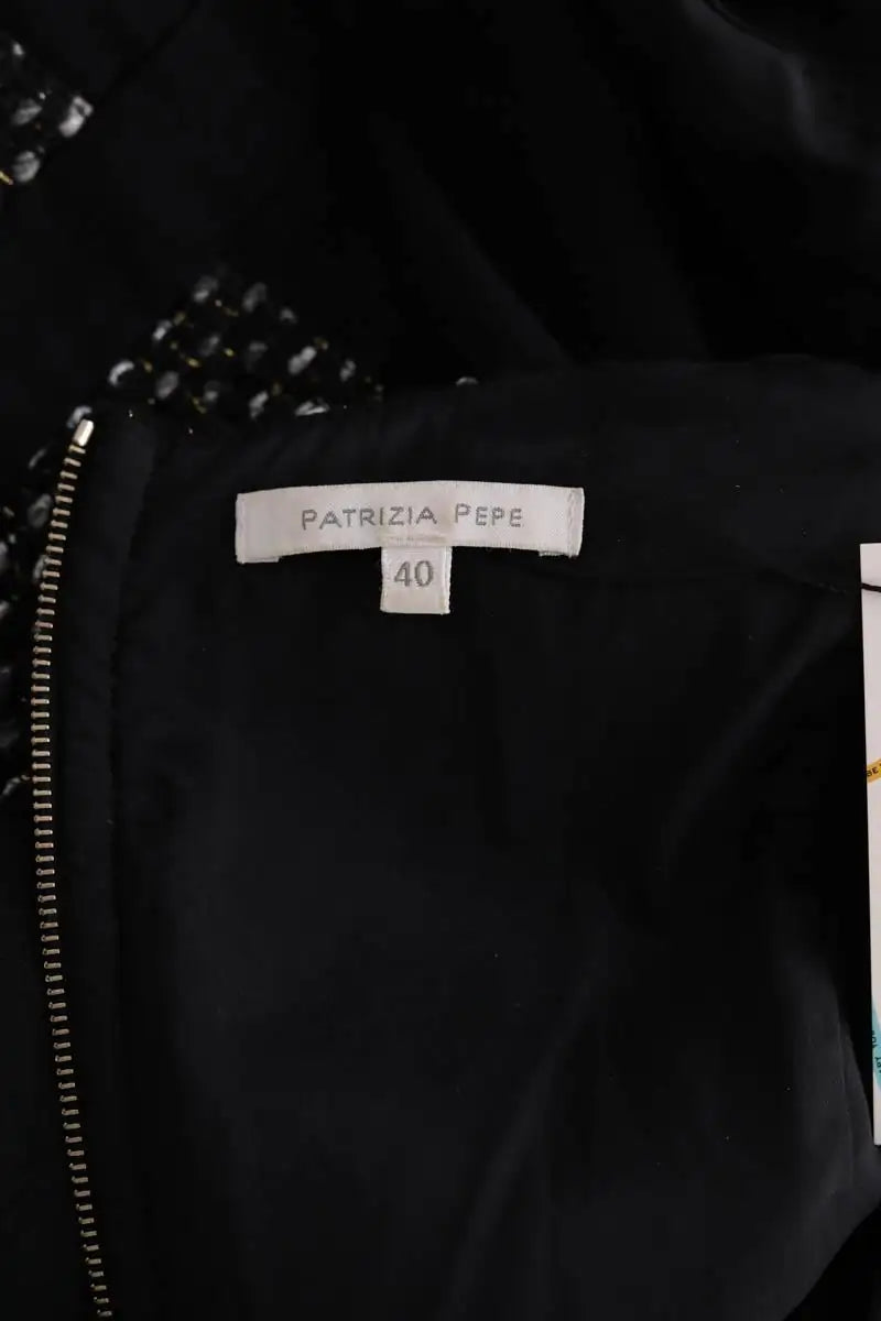 Robe Patrizia Pepe Noir en Coton