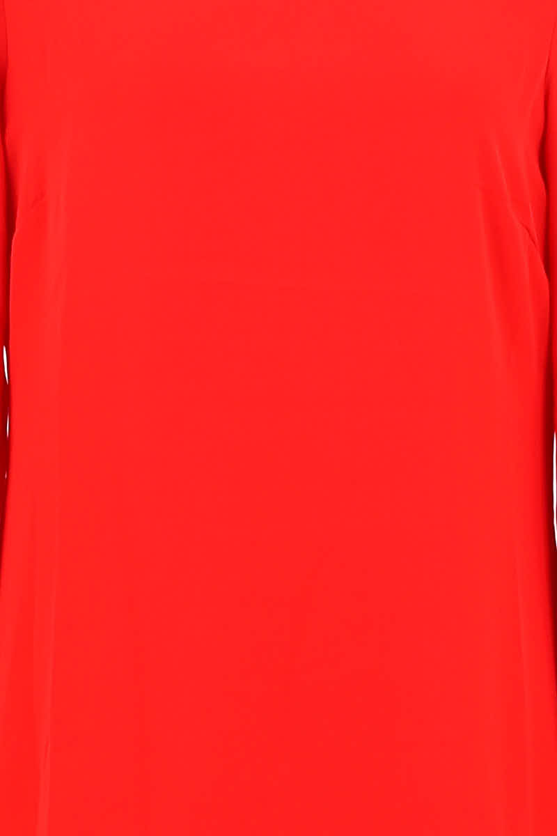 Robe Patrizia Pepe Rouge en Polyester