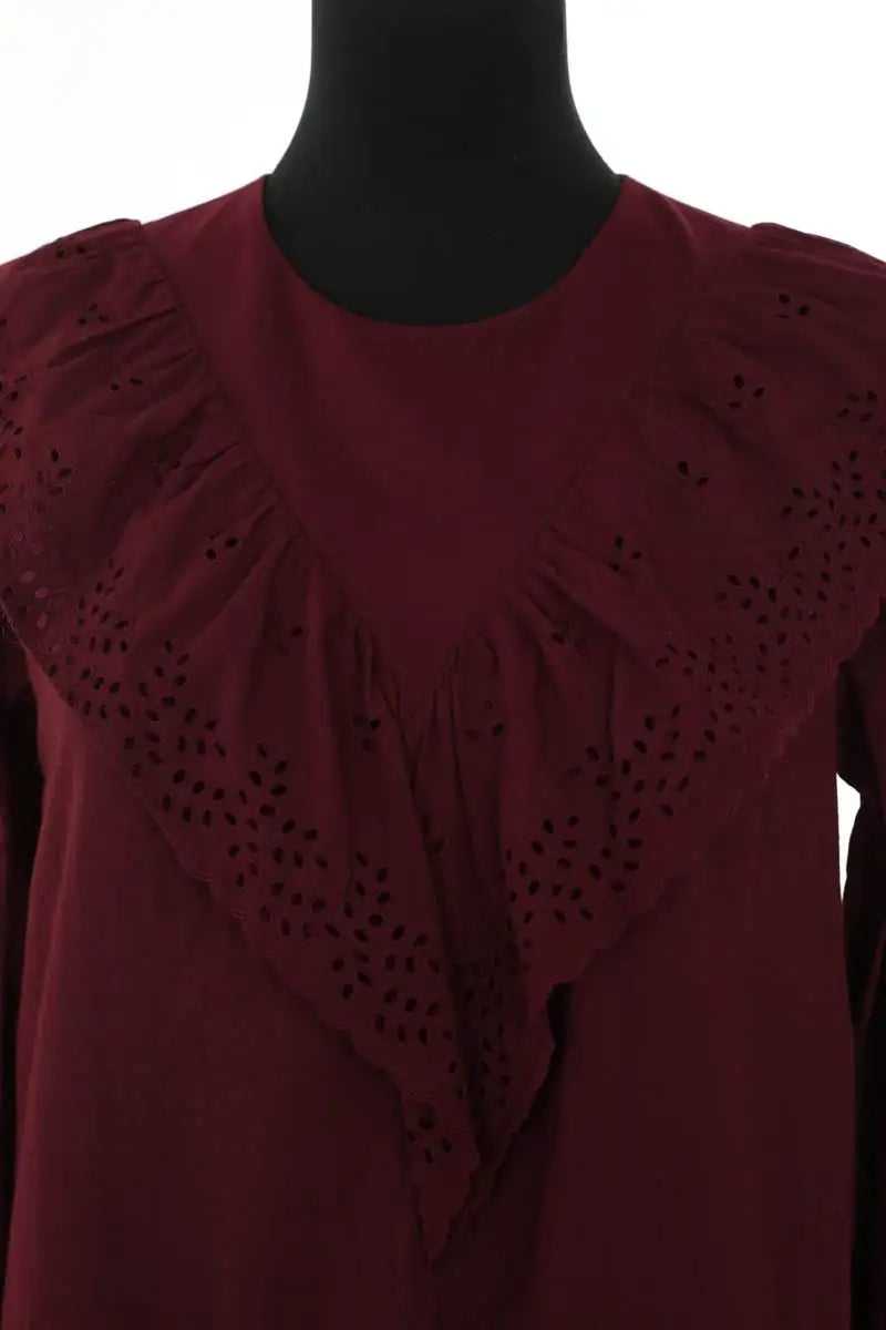 Robe Paul & Joe Bordeaux en Coton