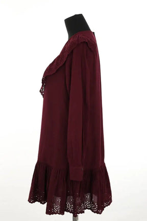 Robe Paul & Joe Bordeaux en Coton