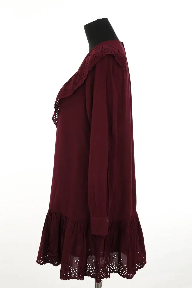 Robe Paul & Joe Bordeaux en Coton