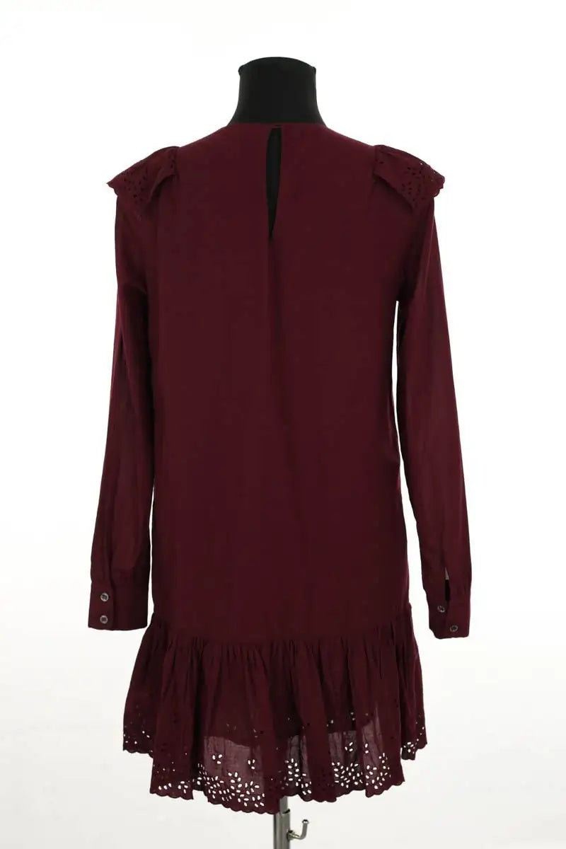 Robe Paul & Joe Bordeaux en Coton
