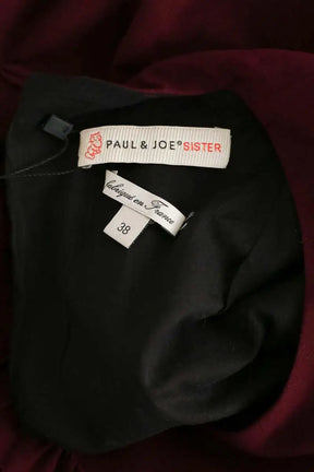 Robe Paul & Joe Bordeaux en Coton