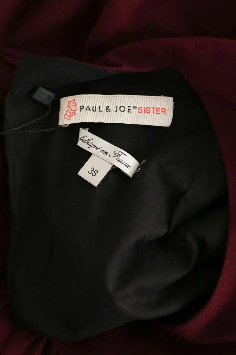 Robe Paul & Joe Bordeaux en Coton