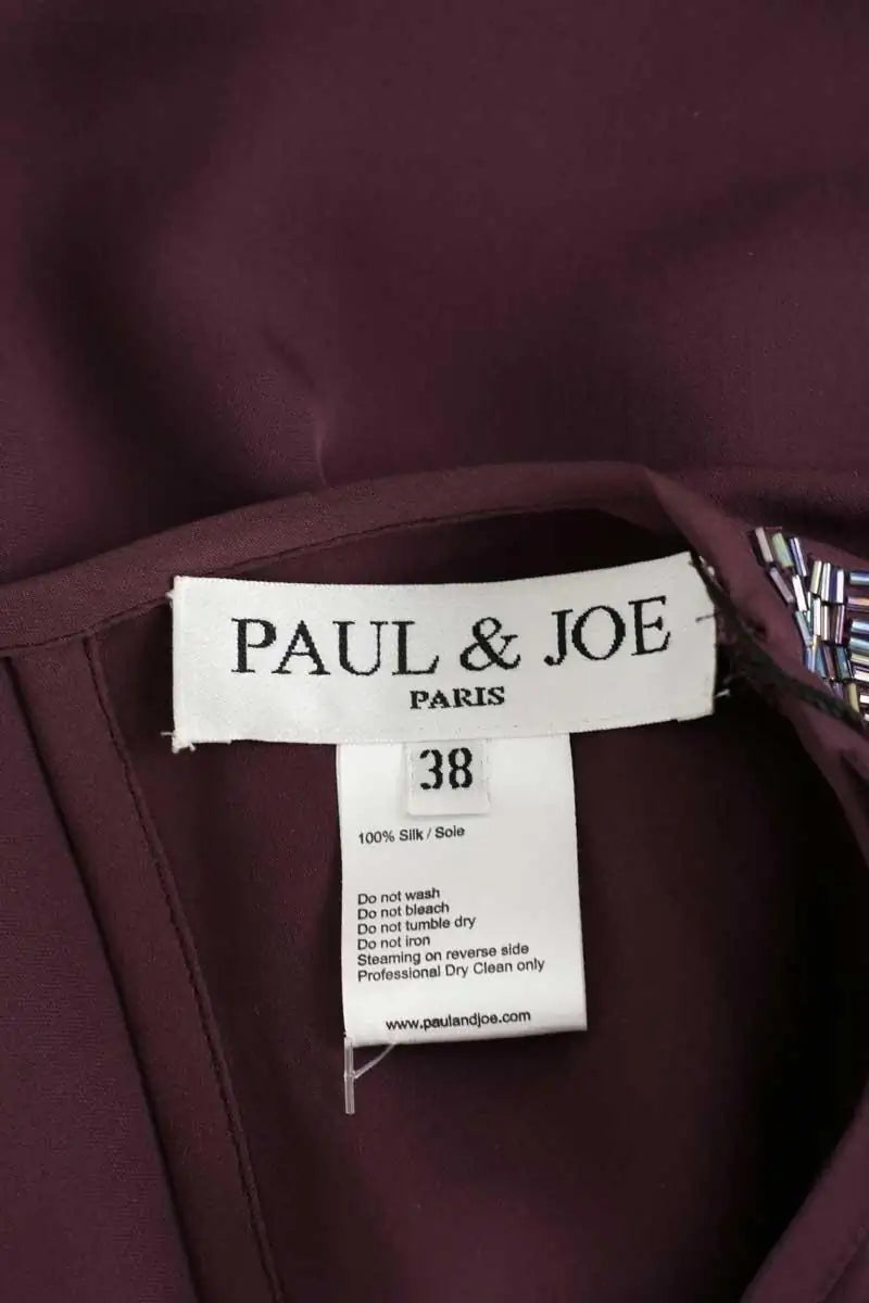 Robe Paul & Joe Marron en Soie
