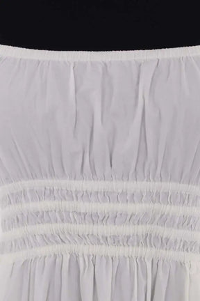 Robe Petite Mendigote Blanc en Coton