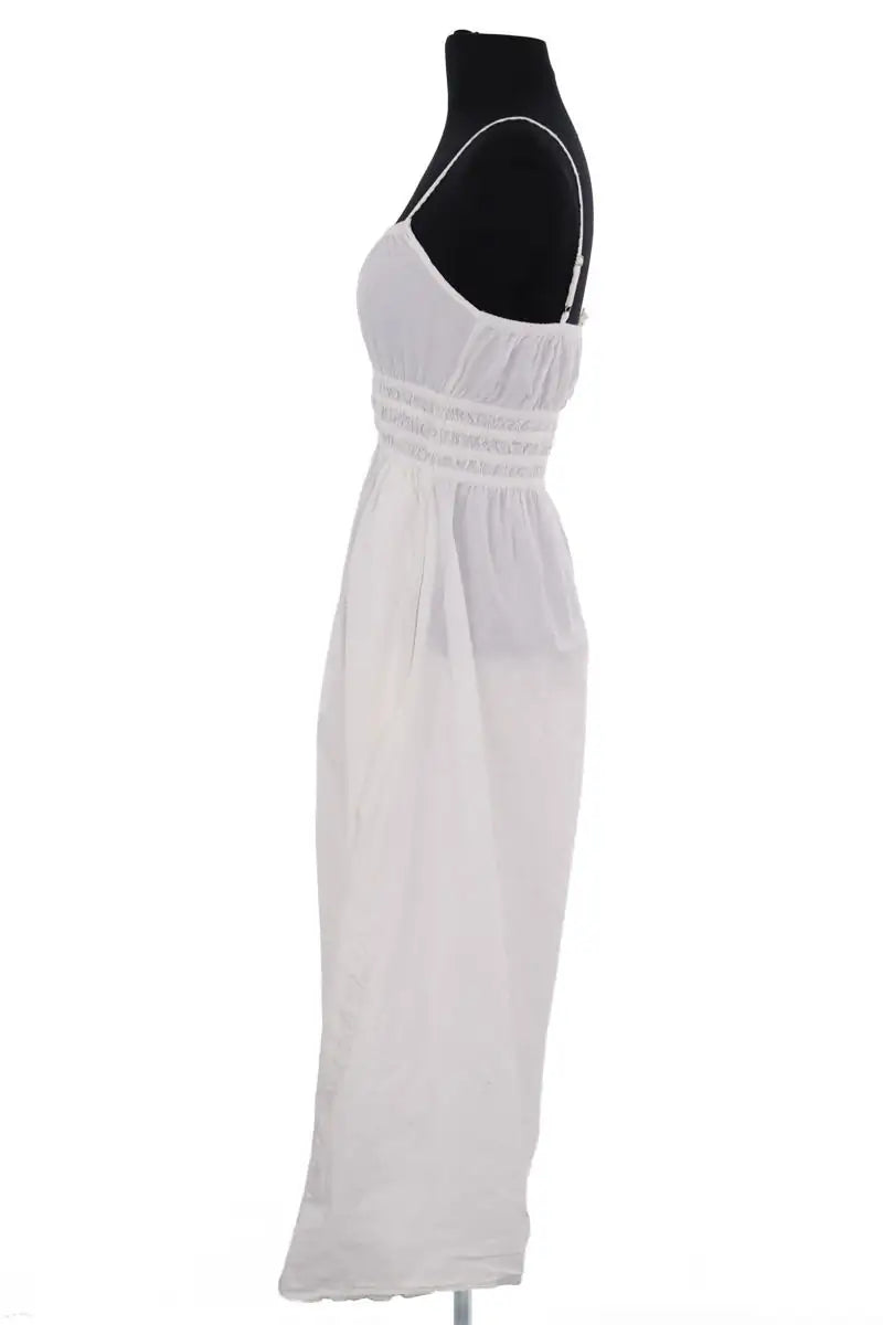 Robe Petite Mendigote Blanc en Coton