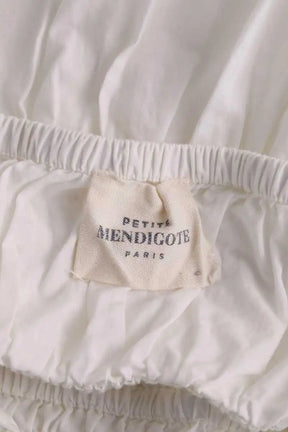 Robe Petite Mendigote Blanc en Coton