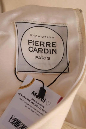Robe Pierre Cardin Ecru en Synthétique