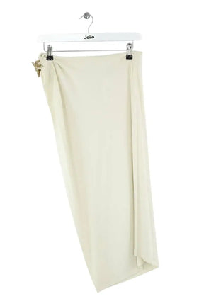 Robe Pinko Beige en Synthétique, taille XS - Seconde Main