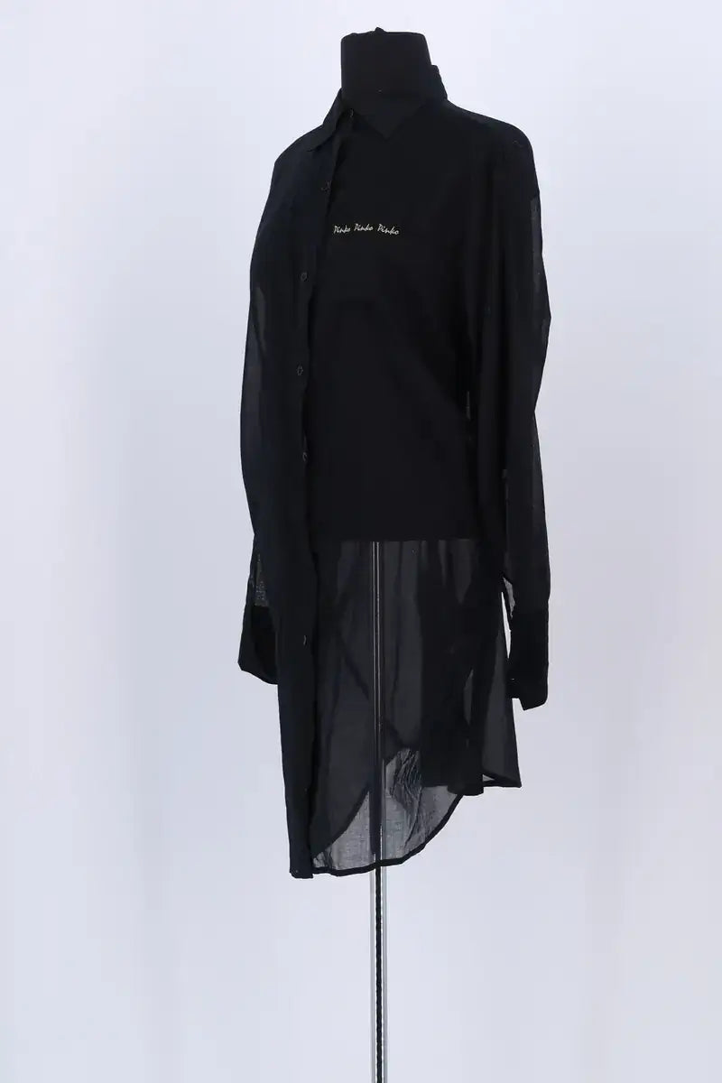 Robe Pinko Noir en Coton