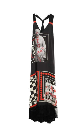 Robe Pinko Noir en Synthétique, taille S - Seconde Main