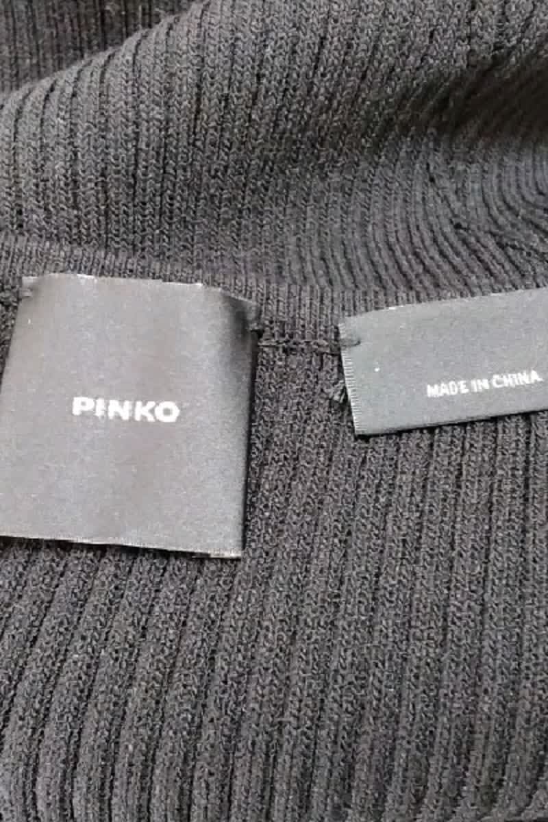 Robe Pinko Noir en Viscose