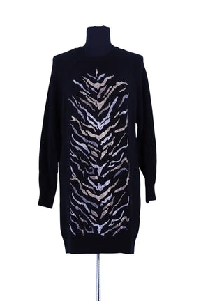 Robe Pinko Noir en Viscose, taille S - Seconde Main
