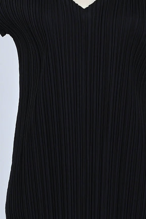 Robe Pleats Please Noir en Polyester