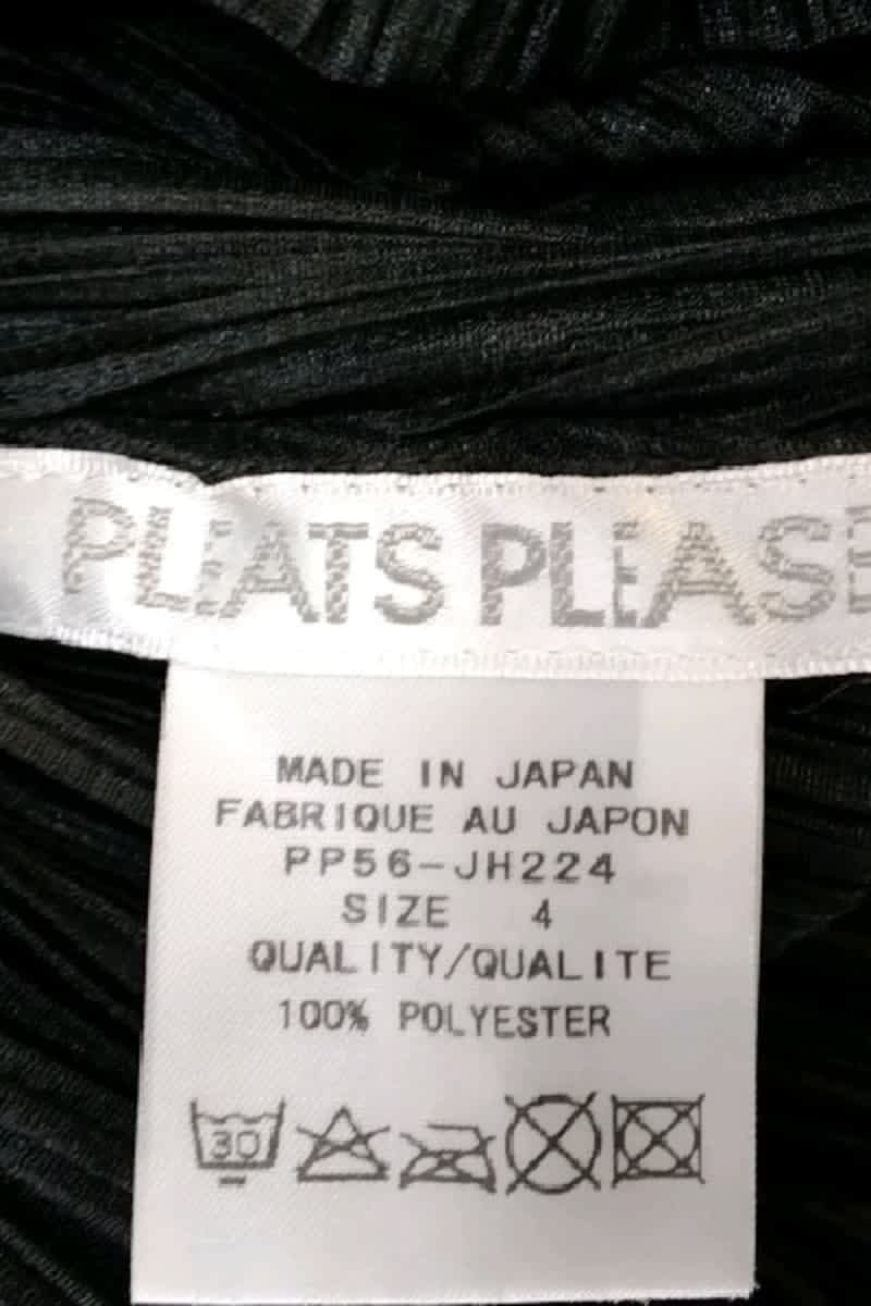 Robe Pleats Please Noir en Polyester