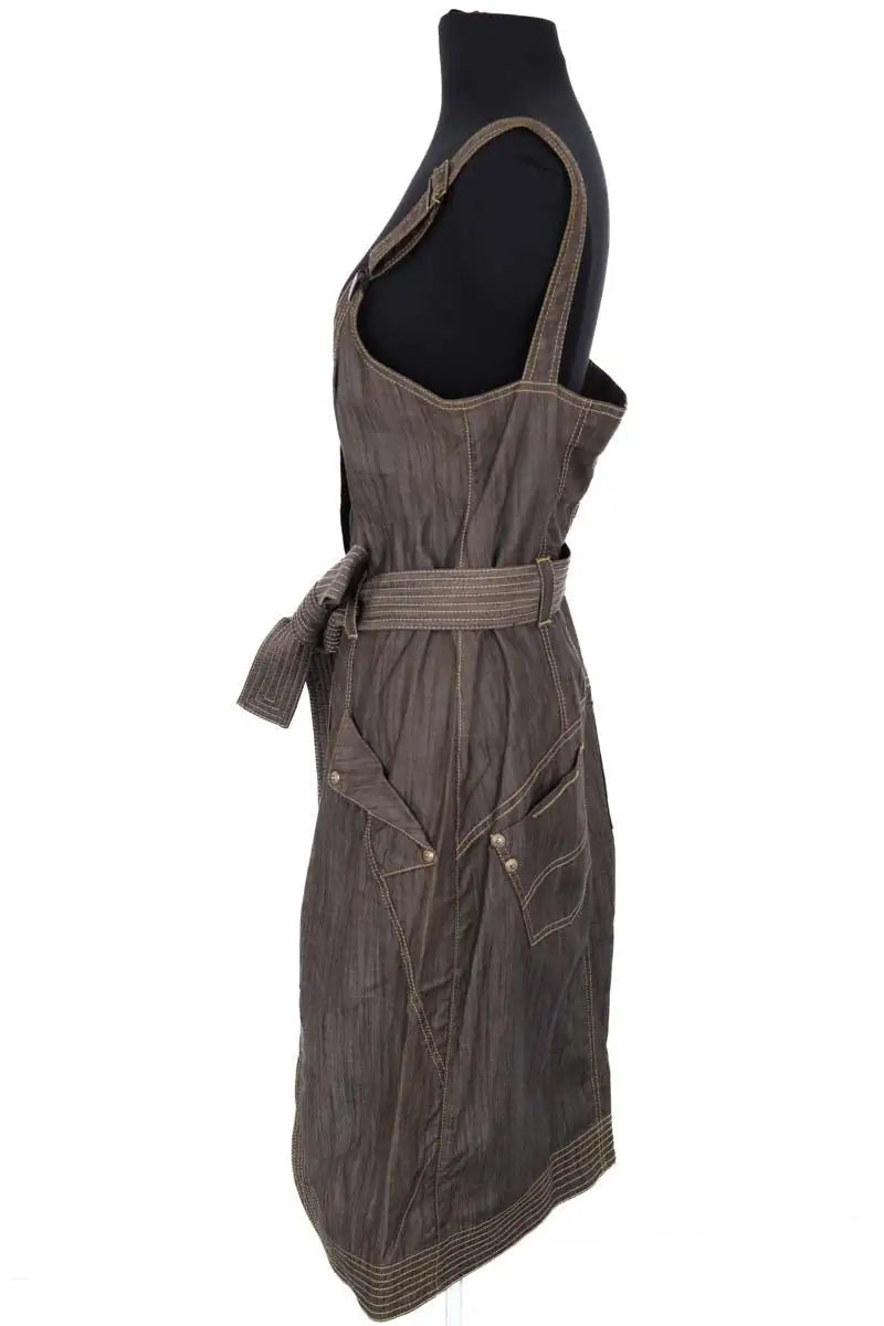 Robe Plein Sud Anthracite en Coton