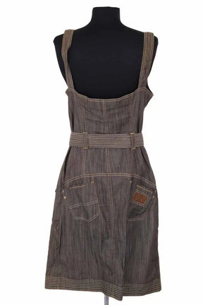 Robe Plein Sud Anthracite en Coton