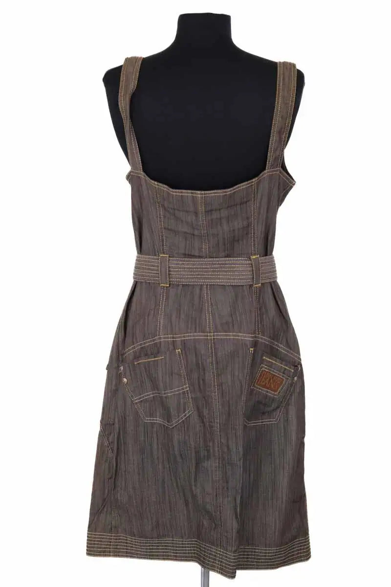 Robe Plein Sud Anthracite en Coton