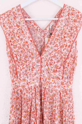 Robe Poupette St Barth Orange en Coton