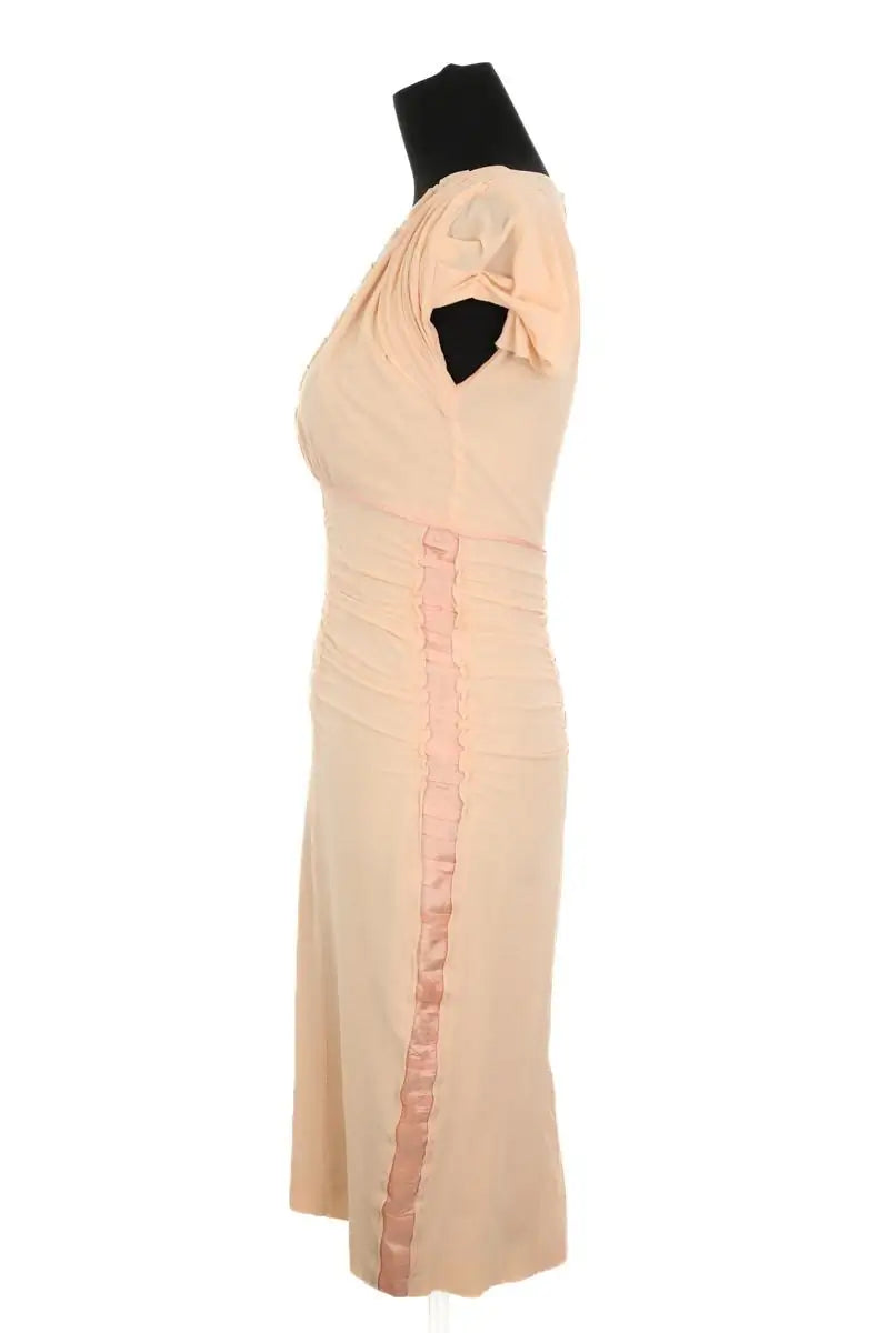 Robe Prada Beige en Soie