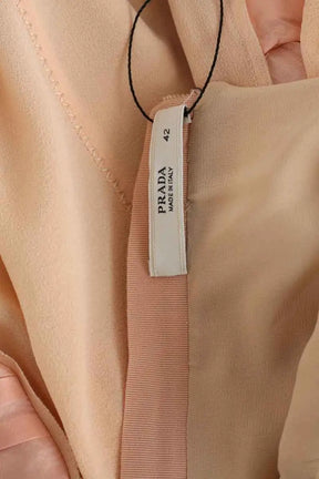 Robe Prada Beige en Soie