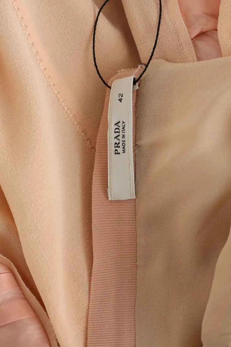 Robe Prada Beige en Soie