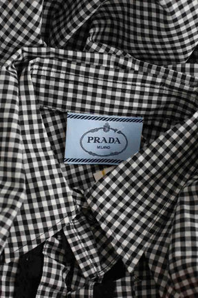 Robe Prada Noir en Coton