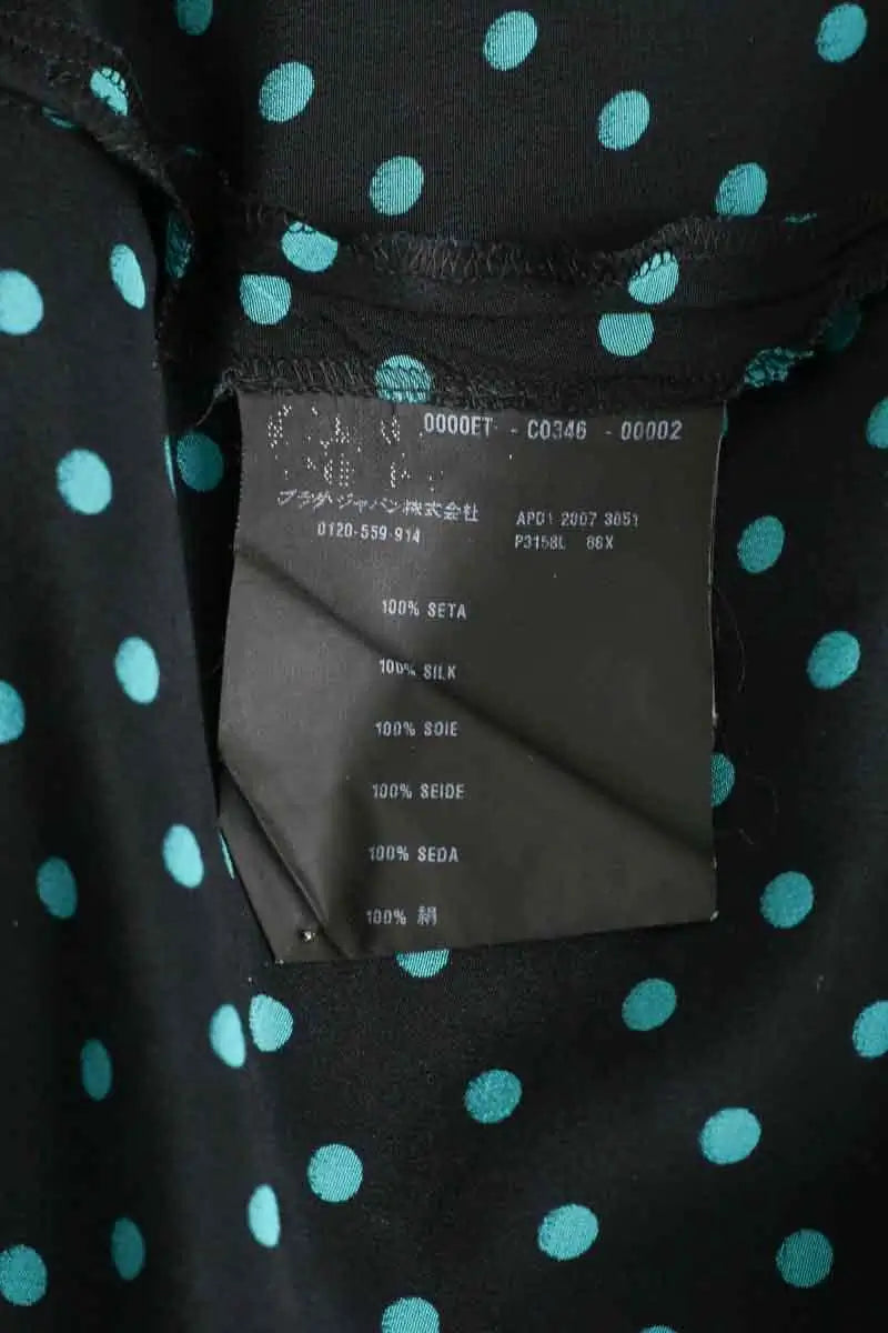 Robe Prada Noir en Soie