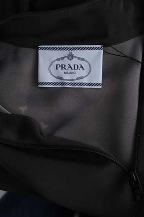 Robe Prada Noir en Synthétique