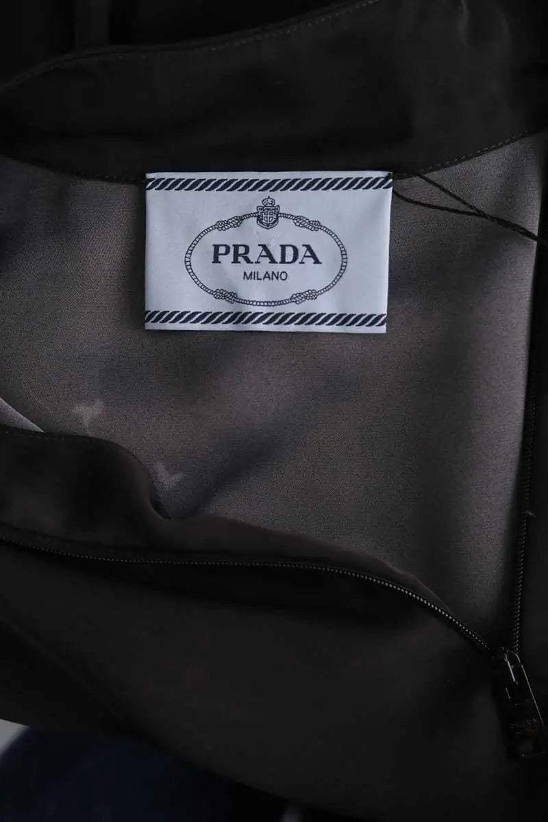 Robe Prada Noir en Synthétique