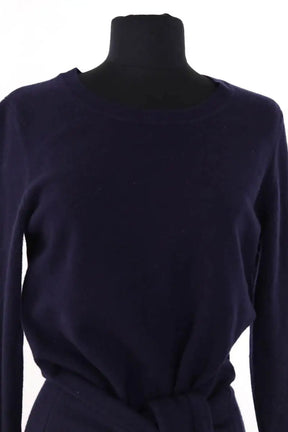 Robe pull Sandro Marine en Laine