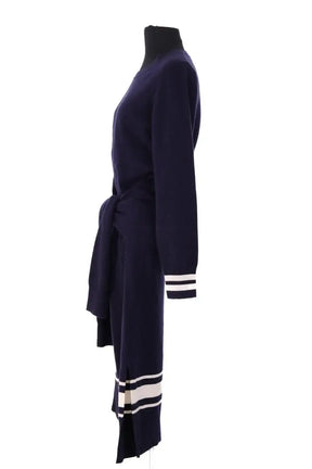 Robe pull Sandro Marine en Laine