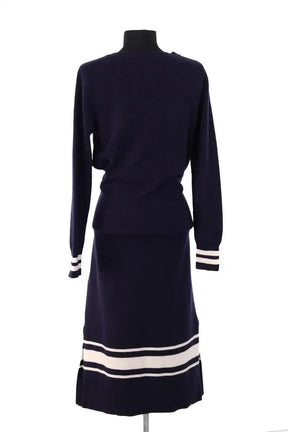 Robe pull Sandro Marine en Laine