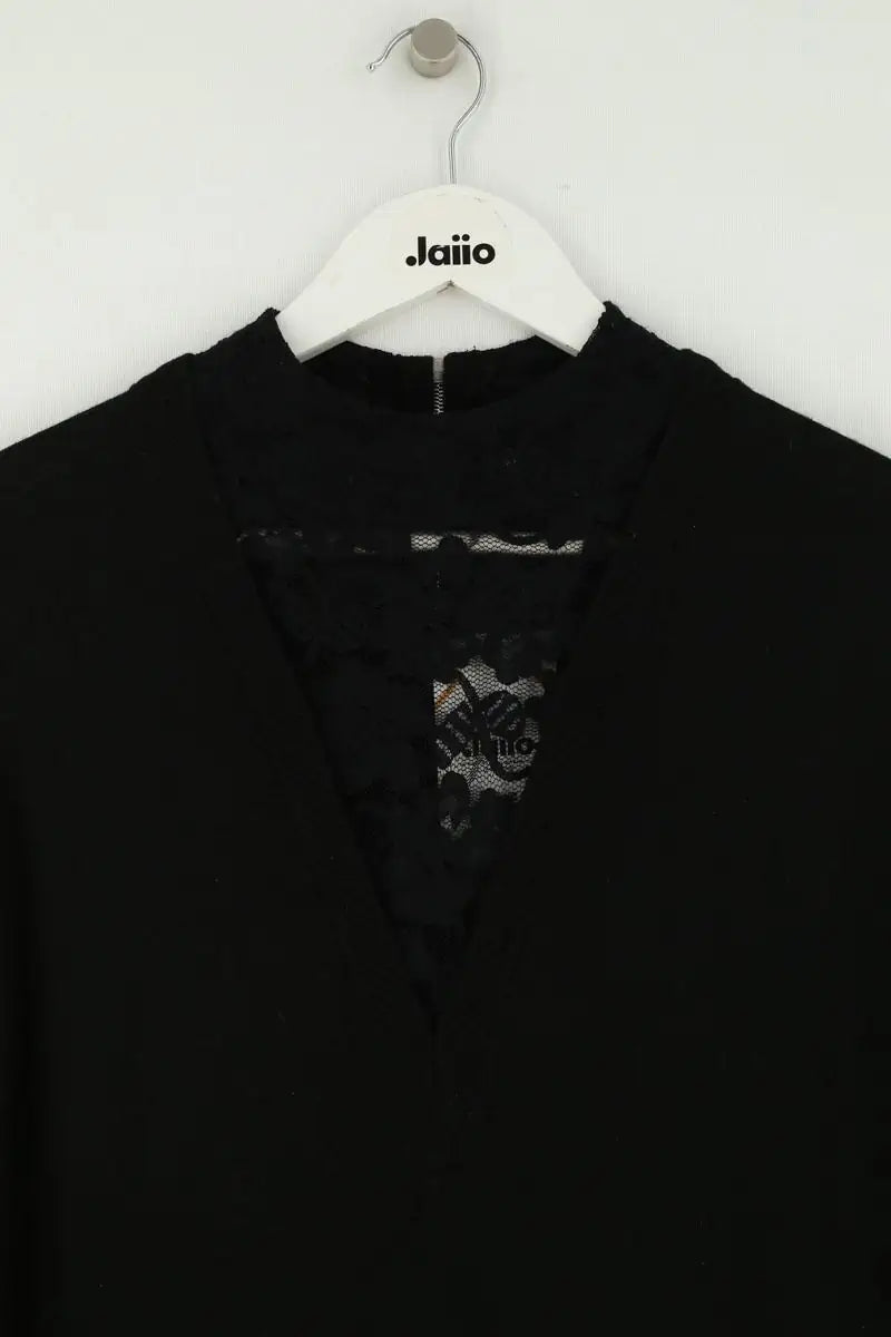 Robe pull Sandro Noir en Synthétique