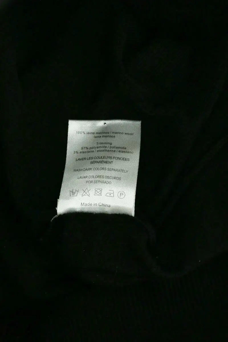Robe pull Sandro Noir en Synthétique