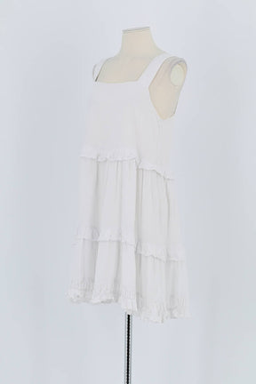 Robe Rails Blanc en Lin