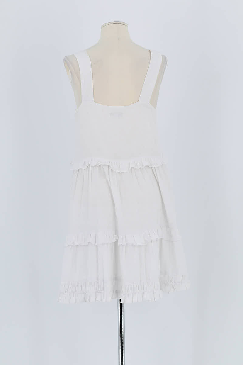 Robe Rails Blanc en Lin