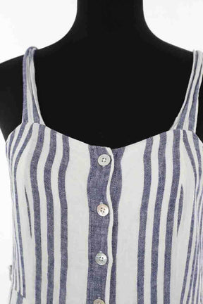 Robe Rails Bleu en Lin