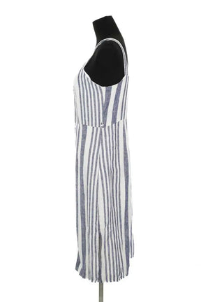 Robe Rails Bleu en Lin