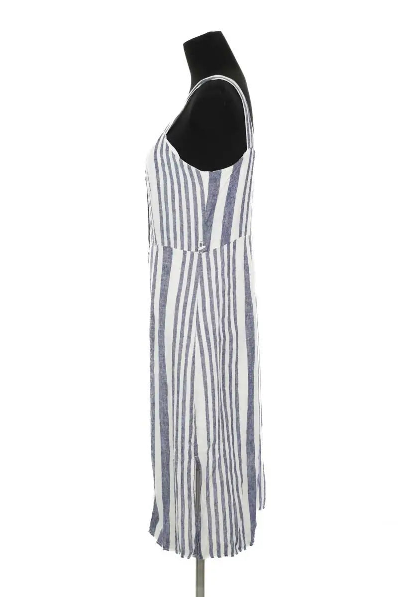 Robe Rails Bleu en Lin