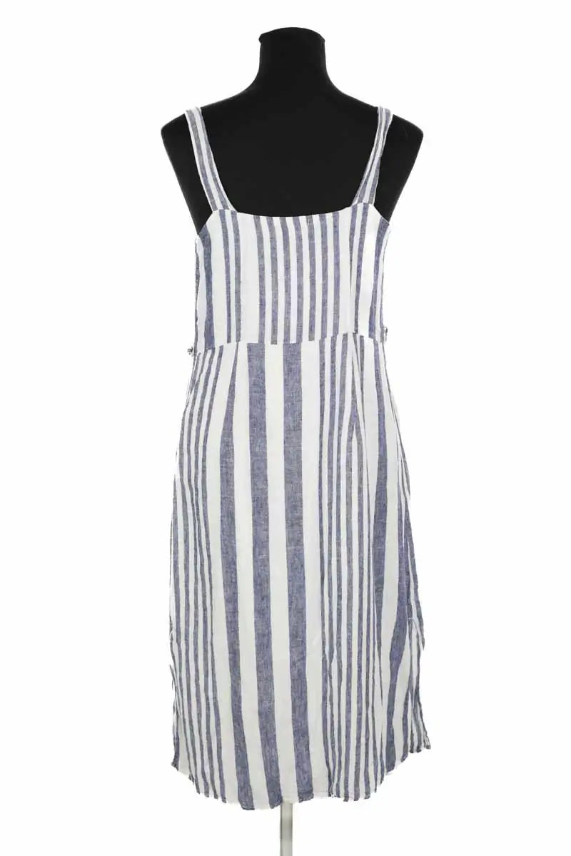 Robe Rails Bleu en Lin