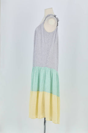 Robe Rails Jaune en Lin