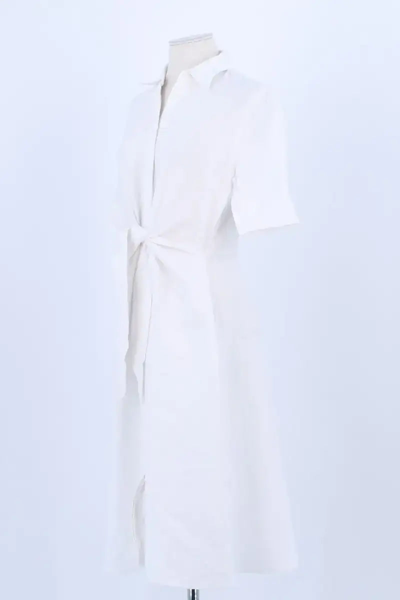 Robe Ralph Lauren Blanc en Lin