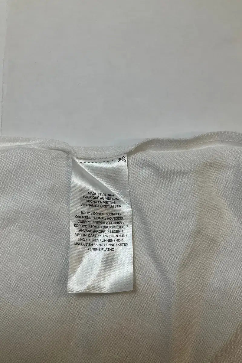 Robe Ralph Lauren Blanc en Lin