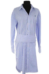 Robe Ralph Lauren Bleu en Coton, taille L - Seconde Main