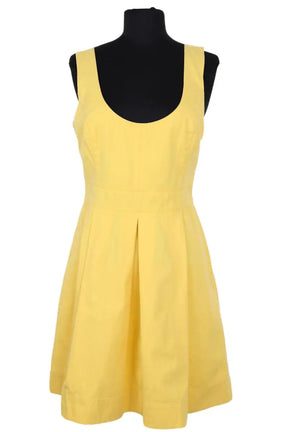 Robe Ralph Lauren Jaune en Coton, taille M - Seconde Main