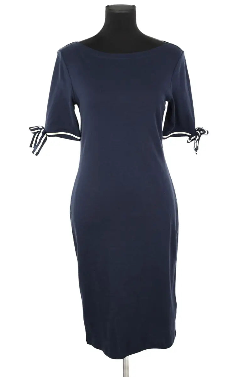 Robe Ralph Lauren Marine en Coton, taille M - Seconde Main