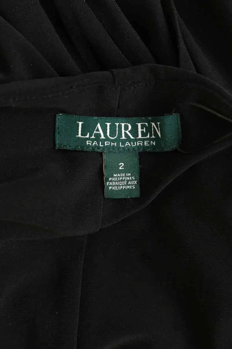 Robe Ralph Lauren Noir en Polyester